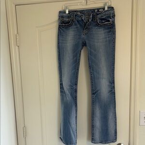 Miss Me Light Blue Boot Cut Jeans